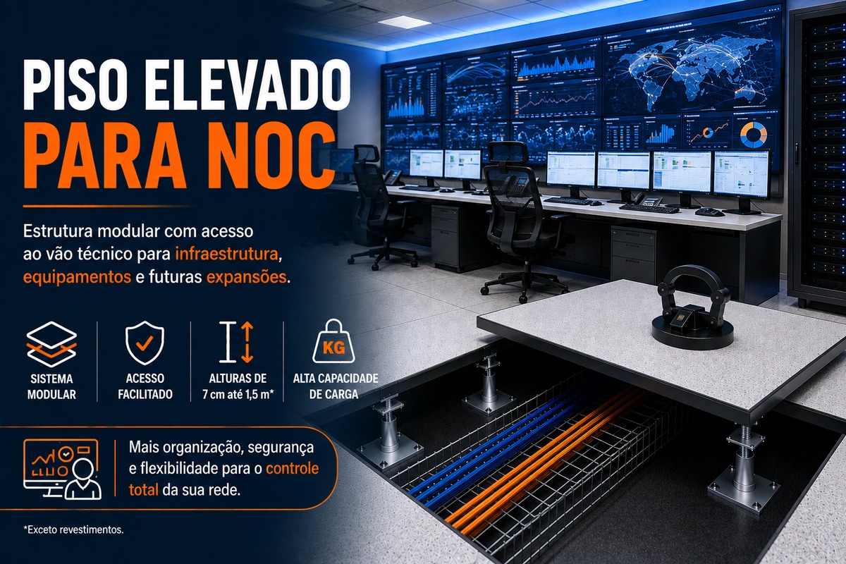 Piso Elevado para NOC