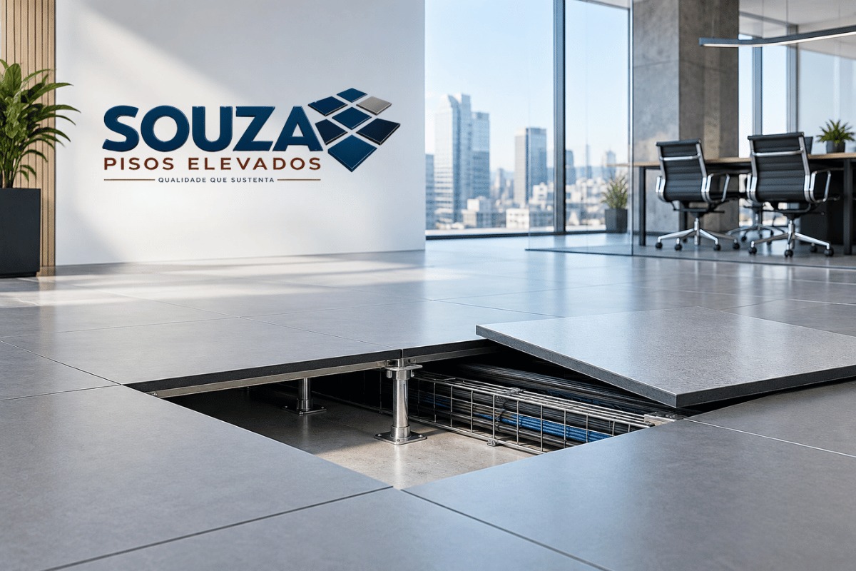 Fab Pisos: Reposição e Retrofit de Piso Elevado | Souza Pisos