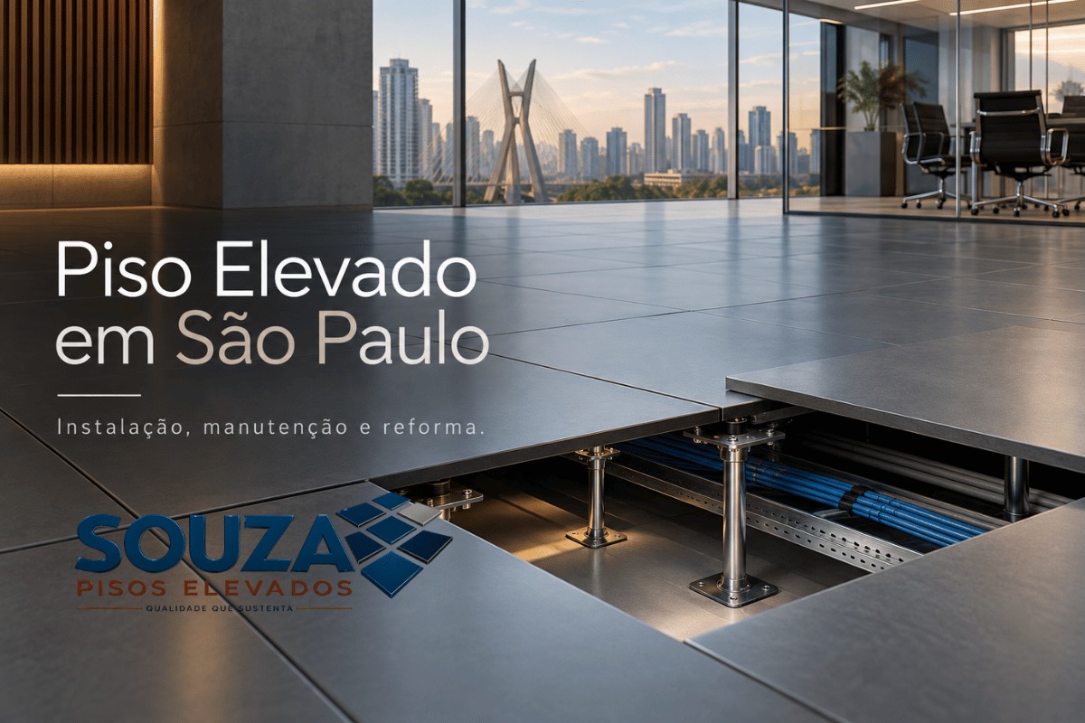 Piso Elevado em São Paulo | Souza Pisos Elevados