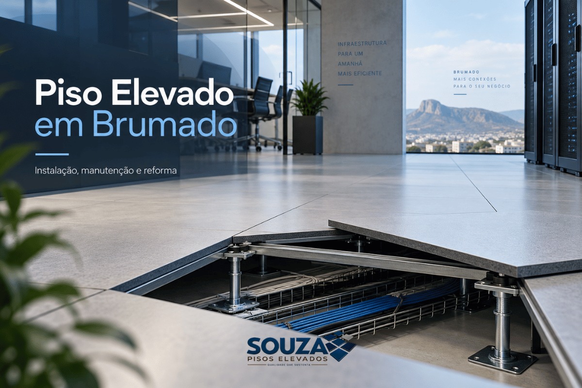 Piso Elevado em Brumado | Souza Pisos Elevados